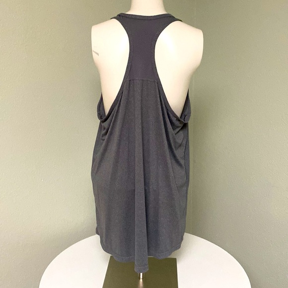Xersion Racerback Athletic Tank Top Gray Scoop Neck Activewear Relaxed Fit Sz XL - Picture 2 of 4